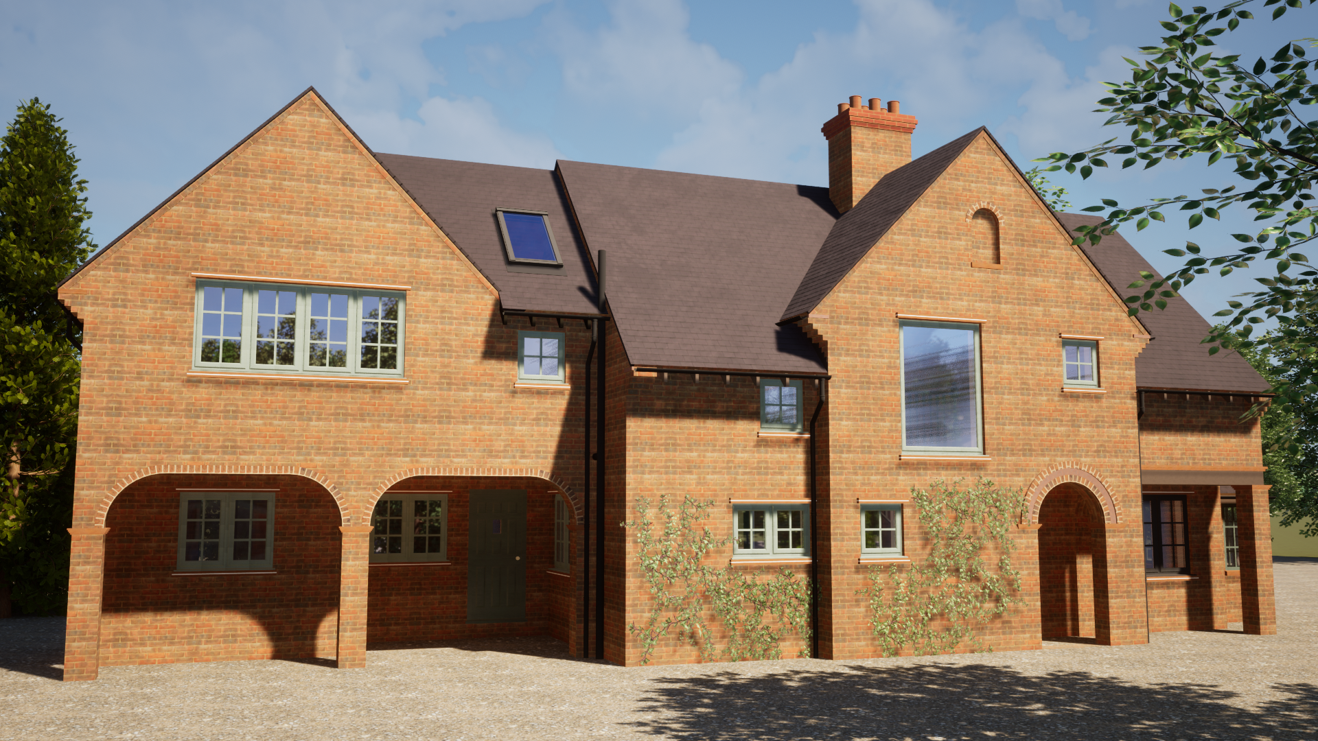 Period Property Extension — Front Elevation