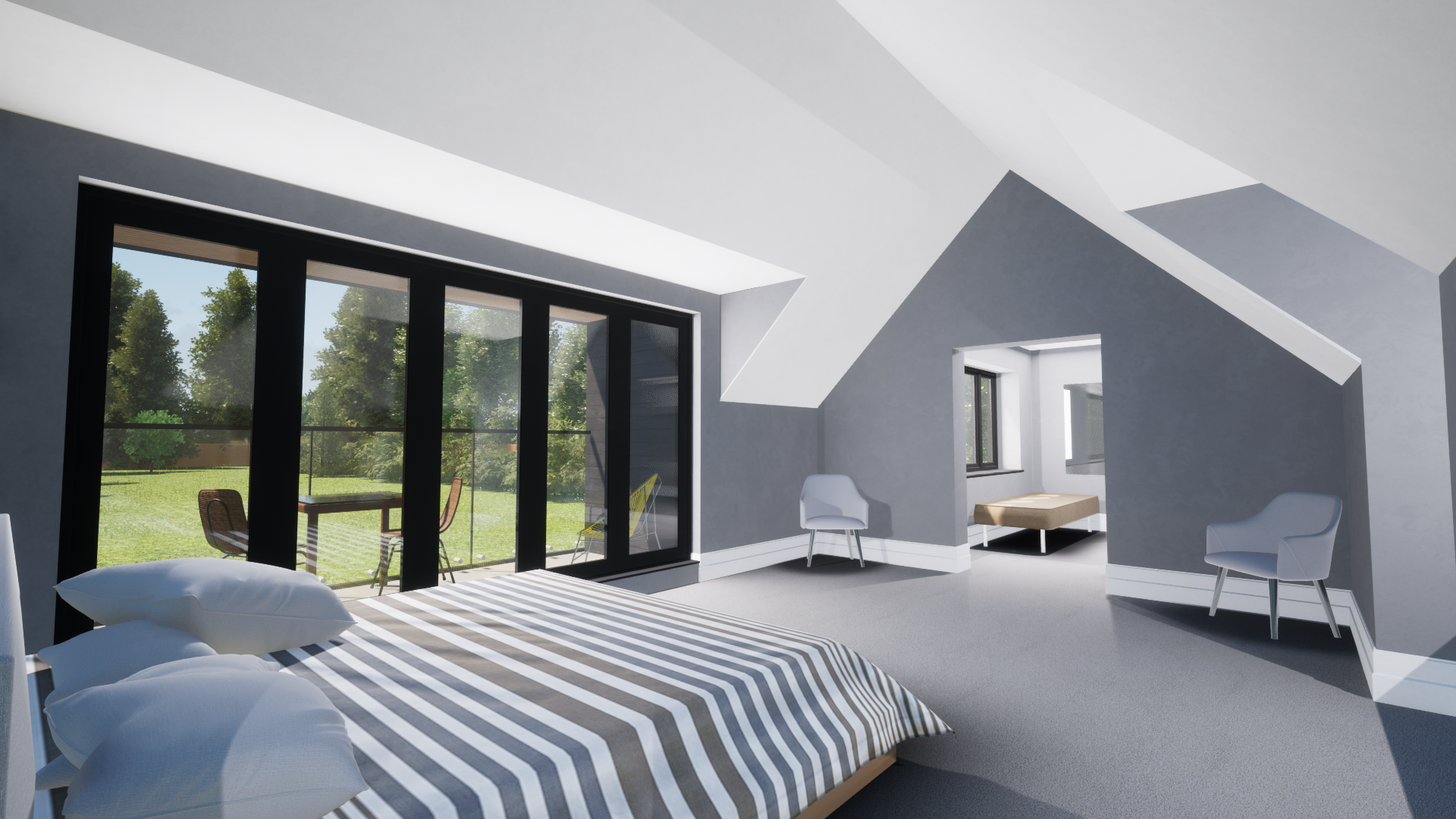 New Build SIP Panel Project — Master Bedroom 01