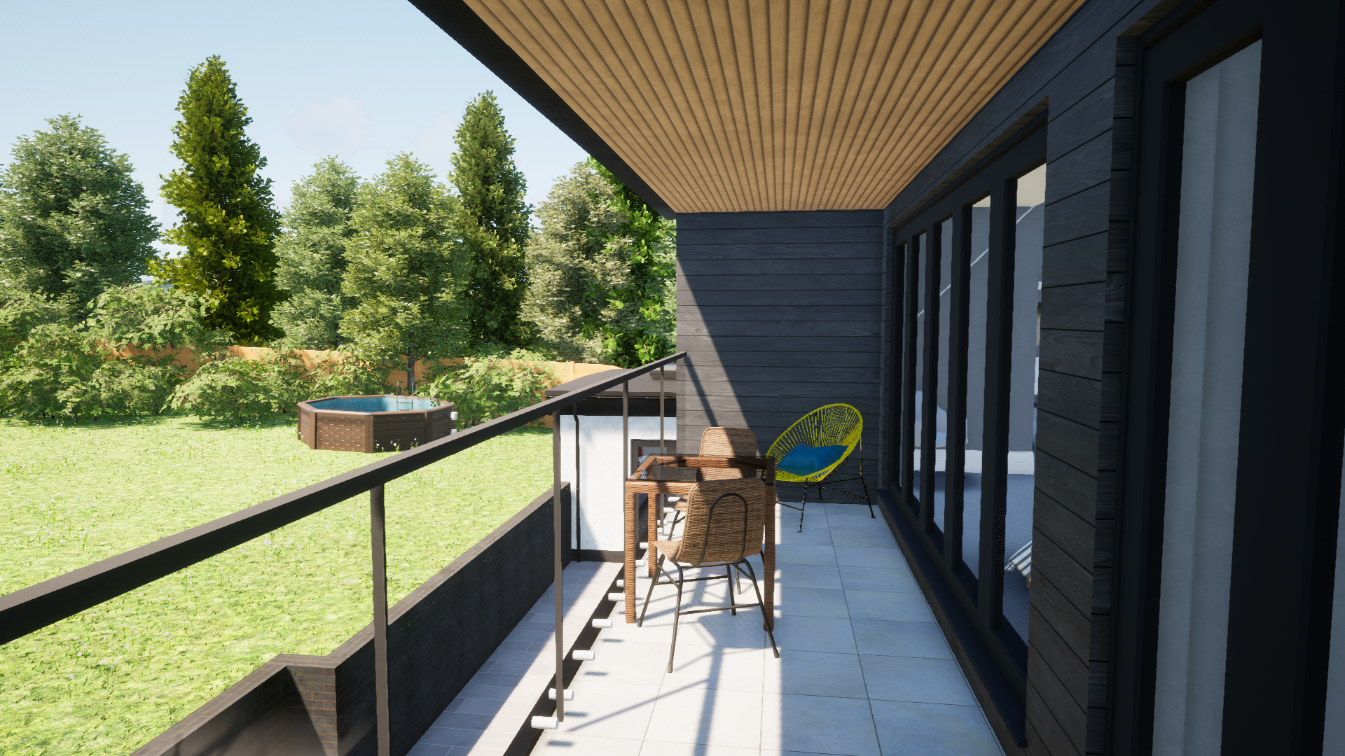 New Build SIP Panel Project — Master Terrace