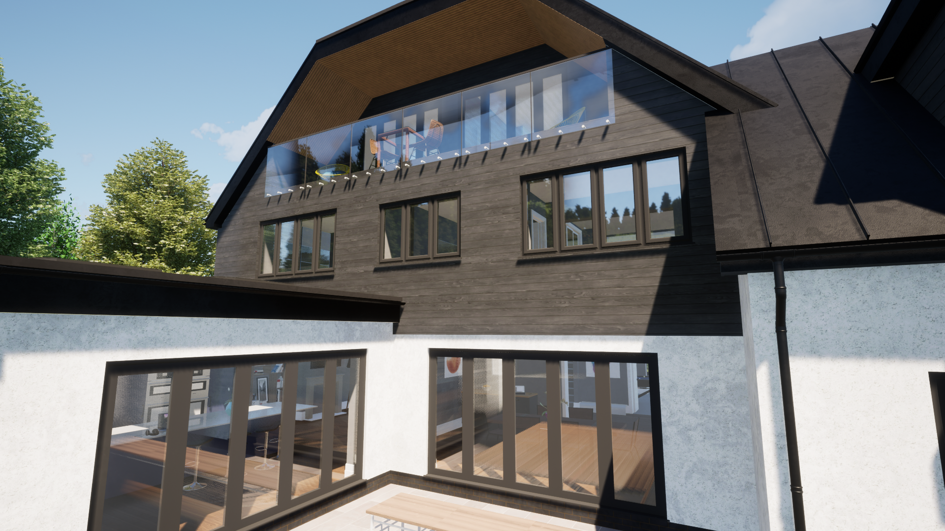 New Build SIP Panel Project — Rear Elevation 02