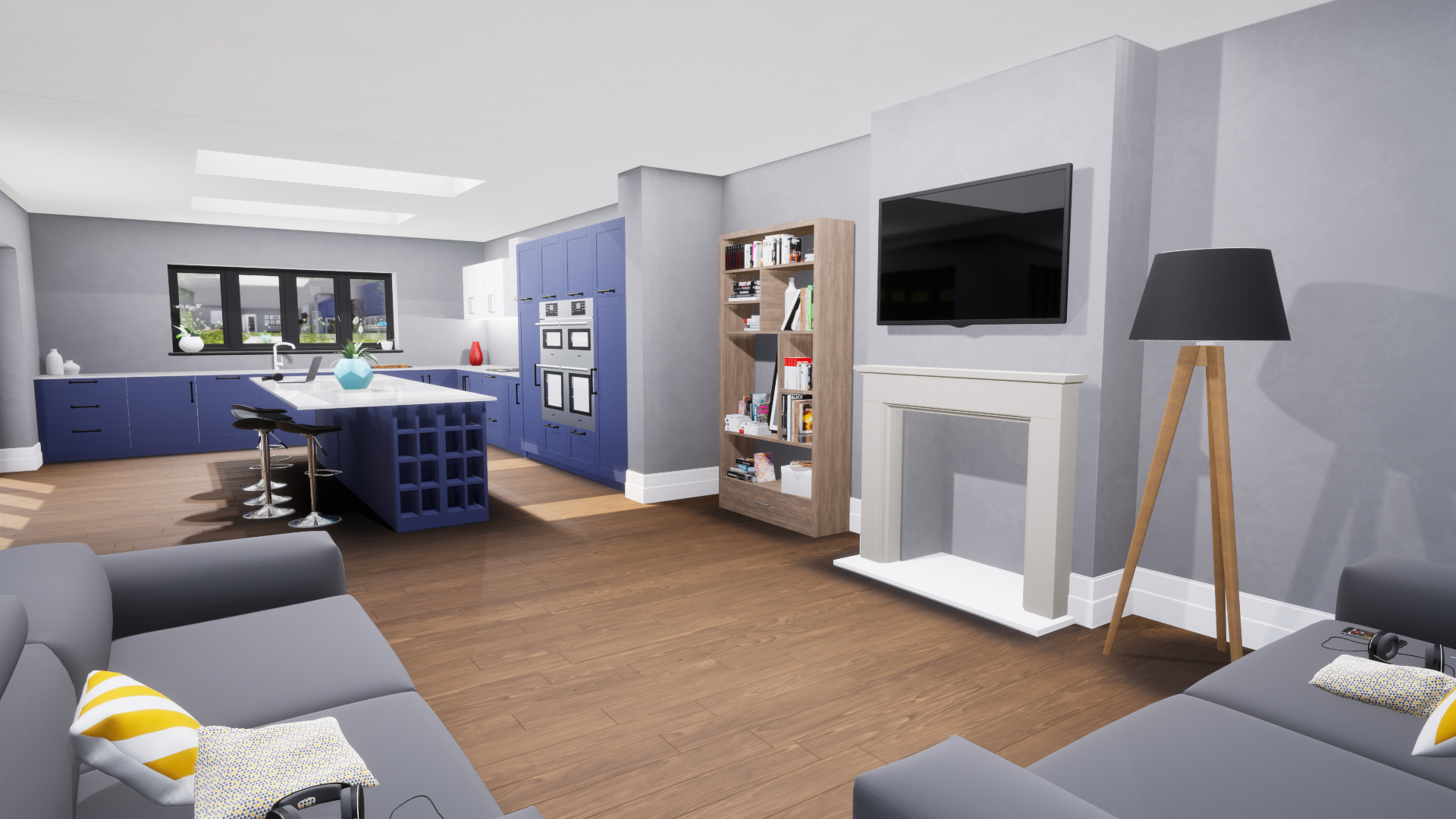 New Build SIP Panel Project — Sitting Room